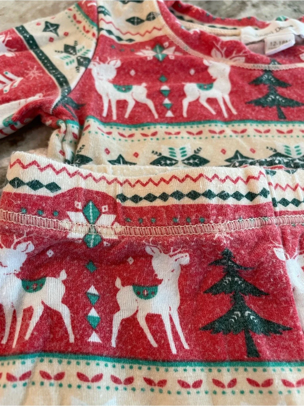 Angel Dear Bamboo Holiday Pajama Bundle Set Boutique Sleeper Set 12 Months